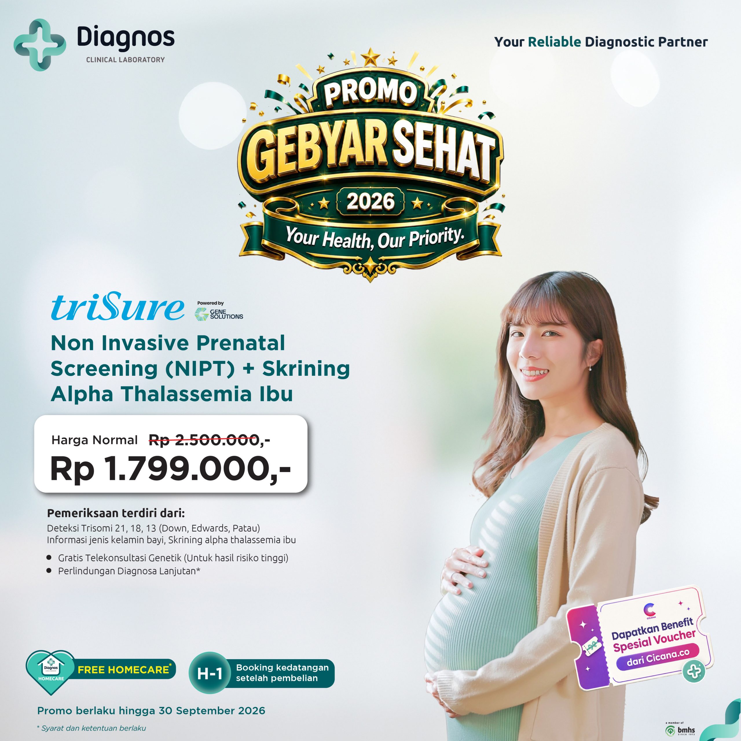Pemeriksaan NIPT TriSure Basic