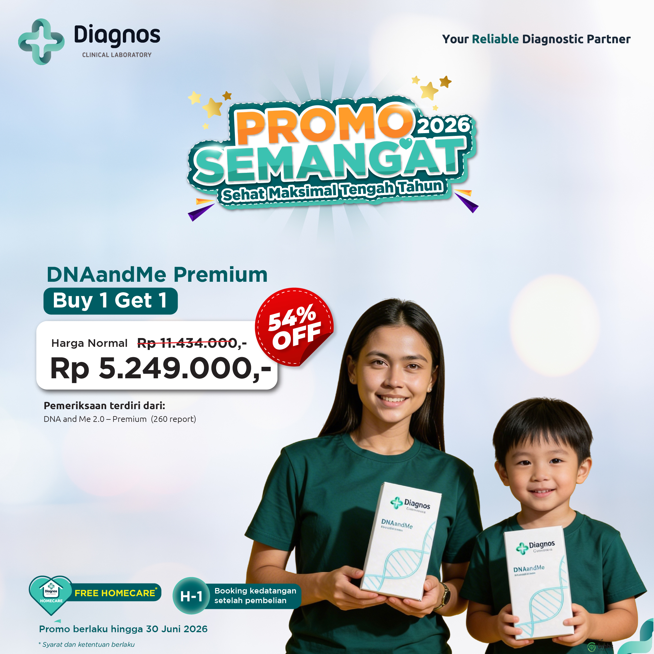 BUY 1 GET 1 DNAandMe Premium