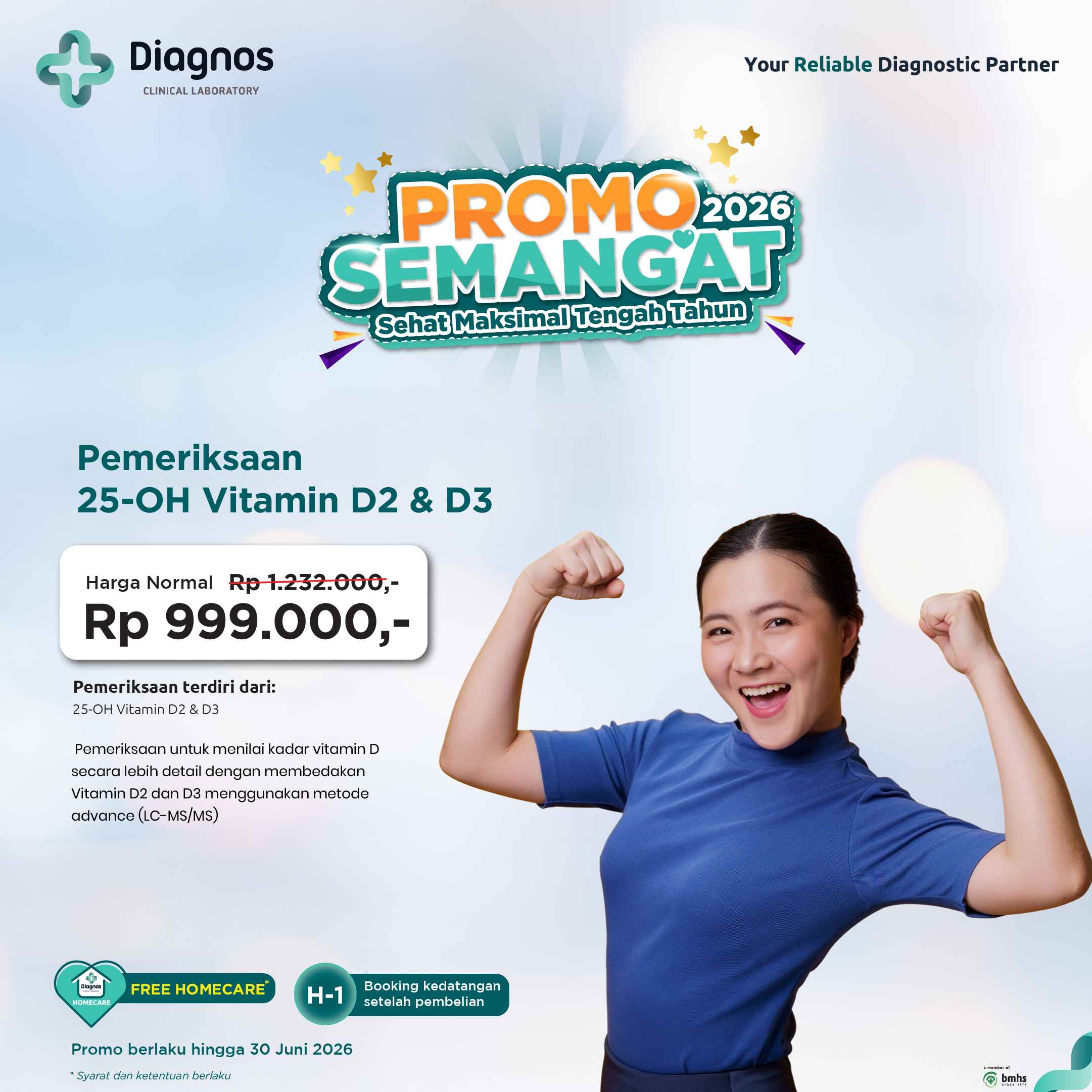 Pemeriksaan vitamin 25 OH Vitamin D2 & D3