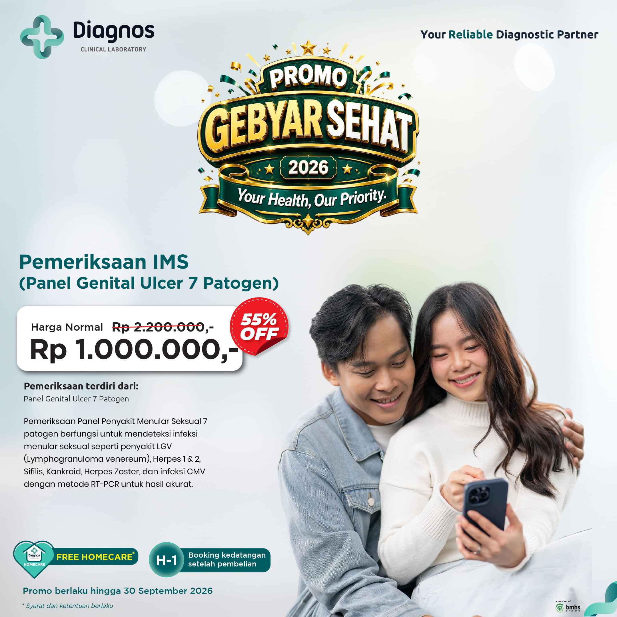 Pemeriksaan IMS - Panel Genital Ulcer 7 Patogen